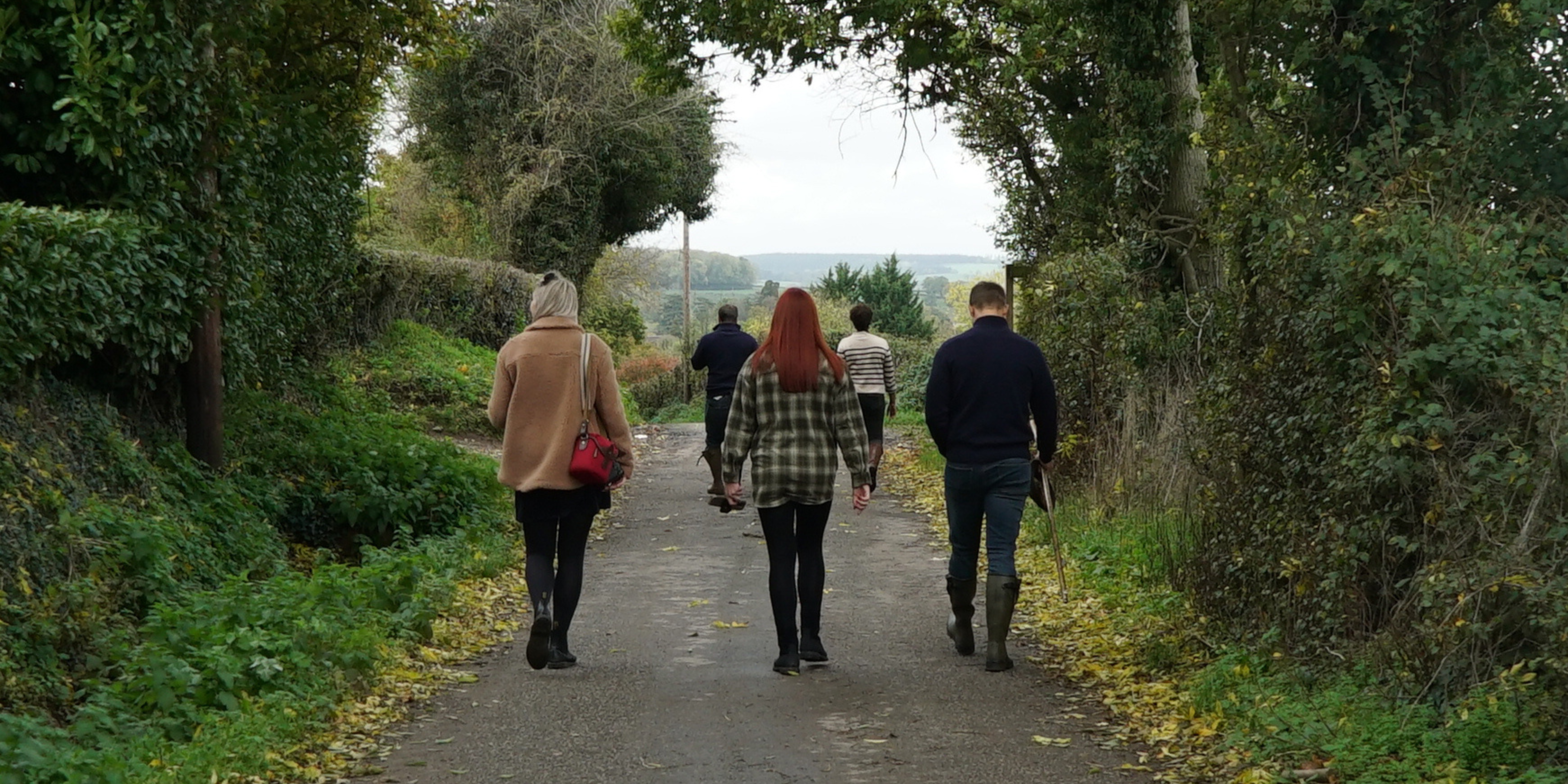 The Team Walking Away After A Successful Shoot